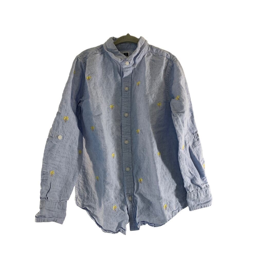 JANIE AND JACK Boy’s Long Sleeve Button Down Casual Shirt / Size: 6